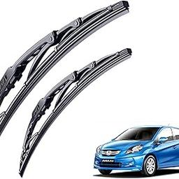 WolkomHome High Performance OE Car Wiper Blade Replacement Set of 2 Pc Right 22" Left 14" for Honda Amaze Type-1-image-3