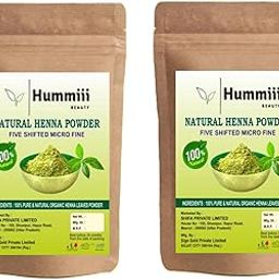 Hummiii Beauty Henna Powder 100% Pure Natural 5 Times Filtered Henna Powder/Mehndi Powder For Hair, Hands, Feet & Beard, [100gm x Pack Of 2 ] [ 200gm ]-image-84