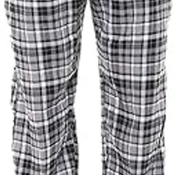 Men's Cotton Checkered Muliti Color Elastic Waist With Drawstring Plus Size Pyjama (Size : S TO 7XL)-image-55