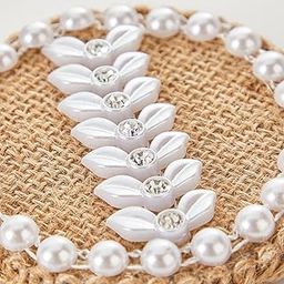 UJEAVETTE Wedding Bridal Ring Box Romantic Elegant Bride Wedding Ring Holder for Event-23