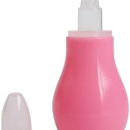 GigglyGiraffes Baby Nose Cleaner | Nasal Aspirator Vacuum Sucker | Mucus & Snot Removal Pump | Safe & Gentle for Infants & Toddlers | Soft Silicone Tip | Easy to Use & Clean | Blister Pack (Pink, Normal)-image-43