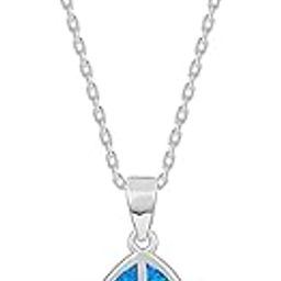 925 Silver Mystic Blue Leaf Pendant With Link Chain|Gifts For Girlfriend,Rakshabandhan Gift For Sister Bhabhi, Women&Girls|With Certificate Of Authenticity And 925 Stamp|6 Month Warranty*-image-23
