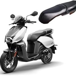 KSHEERI Vida V1 Pro Scooty Seat Cover Protect from Rust and Dust, PU Leather Waterproof Durable 2 Seat Cover (FROUNT SEAT Cover & Rear SEAT Cover) (Black)-image-97