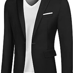 Blazer for Mens Black Coat Casual Formal Latest Stylish Jacket-image-83