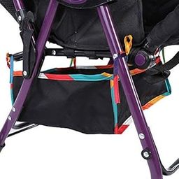 Baby Stroller Basket, Under Baby Stroller Storage Basket Solid Durable Oxford Fabric Pushchair Bottom Basket for Stroller Storage Organizer Bag-22