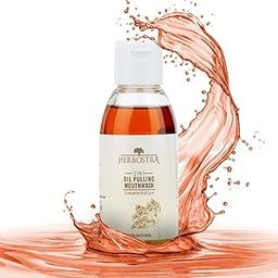 Herbostra 2 in 1 Oil Pulling Mouthwash | 100 ML | For Complete Oral Care-image-13