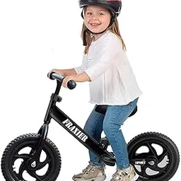 Balance Bike for Safe, Durable, and Perfect for Learning Balance, No Pedal First Bicycle with Adjustable Seat and Handlebars, Ideal Training Bike for Boys and Girls 3–8 Years (KB-002, Black)-image-79