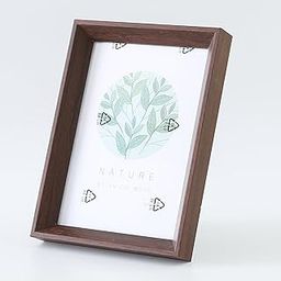 Kuber Industries Photo Frame For Home D?cor|Use Horizontal & Vertical|Crystal Clear Glass|Perfect For Home, Office And Shop "14.2x19.3CM" (Brown)-image-15