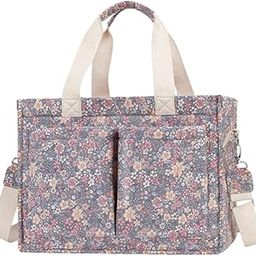 Diaper Tote Lightweight Waterproof Inner Zipper Pockets Versatile for Travel-image-72
