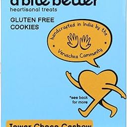 a bite better Millet Choco Cashew Cookies | Rich & Chocolatey | Gluten-Free Maida-Free Sugar-Free | Made with Jowar & Cocoa | No Refined Sugar | Wholesome Snack 150gm-image-4