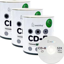 Smart Buy Logo CD-R 300 Pack 700mb 52x Blank Data Recordable Discs 300 Disc 300pk-image-20