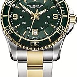 Stainless Steel Maverick Analog Green Dial Men Watch-241605, Multi-Color Band-picture-54