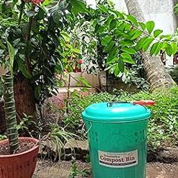 GreenishORA Compost Bin - 40L Home Composter - Green - Plastic - Easy Aerobic Composting - Outdoor Use Only-picture-29