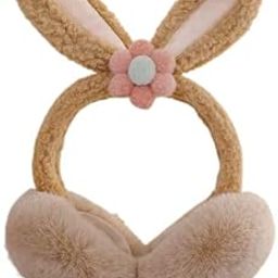 Women's Winter EarMuffs I Adjustable Long Ears Bunny Headband I Warmer protection from Cold Outdoor I Ideal Head/Hair Accessory during winters I for Women and Girls-image-96