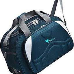 Expandable Waterproof Polyester Men's Travel Duffle Luggage Bag Green 70L-image-55
