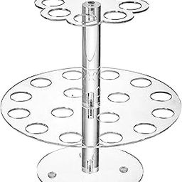 LOOM TREE® Double Layers 24 Holes Ice Cream Cones Holder Stand for Parties | 1 Set Ice Cream Holder Stand-20