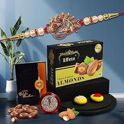 DeoDap Rakhi For Brother Set Of 1 with Silver Color Pooja Coin, Rakhi With Greeting Card, Rakhi For Brother And Bhabhi, Rakhi With Chocolate, Rakhi With Gift For Brother, Rakhi For Kids, Rakhi Set, Rakhi Combo, Rakhi With Sweets (K1_416_CA32)-image-5