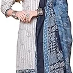 rajnandini Women's Cotton Blend Salwar Suit Set-picture-25