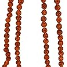 Adhi Siddhar Rudraksha Centre 108 Small Bead 5 Face Rudraksha Mala Natural Java 5 mm Original Ruthratcham Malai Certified-21