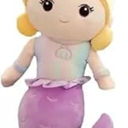 Tickles Mermaid Soft Doll Stuffed Plush Animal Toy for Kids Girls Birthday Gifts (Color: Purple Size: 60 cm)-image-69