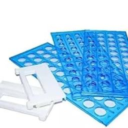 Excliq Test Tube Rack, 13mm Centrifuge Tube Holder, 50 Holes, 3-Layer Laboratory Vial Stand with Removable Handles-image-31