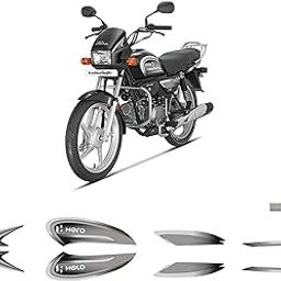 AUTODECALS Splendor+ i3 Stickers & Decals kit - Full Body Graphics | Vinyl Wrap |Complete Bike Sticker|Black Bike (Grey)-image-95