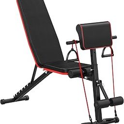 IRIS Adjustable Weight Bench,Foldable Workout Bench for Home Gym,Multi-Purpose Weight Bench Heavy Duty Steel Incline Decline Strength Training Bench Gym Benchfor Full Body Exercise-picture-15