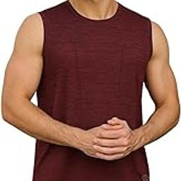Tank tops Sleeveless T-shirt for Men Dry Fit Vest Gym Wear Textured Pattern Stylish Round Neck Running Sando for Sports Workout Fitness & Casual or Beach Wear-image-78