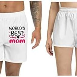 Men and Women Printed Regular fit Casual Polyester Couple White Shorts (ZPOD-0002135-set-XL_ms)-image-67