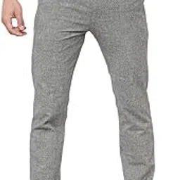 cantabil Black Checkered Non Pleated Regular Fit Mid Rise Formal Trouser for Men | Formal Pants for Men | Formal Wear Regular Fit Trouser for Men (P-MTRC00051_BLACK)-picture-39