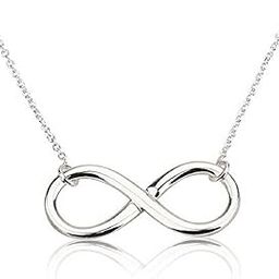 925 Sterling Silver Infinity Pendant/Locket With Silver Chain (18 inch) For Girls/Women-image-74