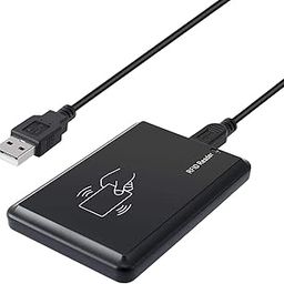 CLUB BOLLYWOOD ID Card Reader 13.56MHz Card Reader Control Desktop Reader | RFID Readers & Writers | Access Control Equipment-0