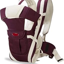LittleBoo Baby Carrier Bag Adjustable 4 in 1 Babies Sefty Belt Infant Carry Bag with Comfortable Head Support & Buckle Straps for 0-18 Months (Maroon)-image-79