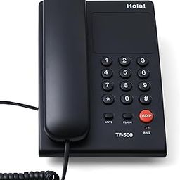 TF-500 Basic Corded Landline Phone for intercom and EPABX Desk & Wall Mountable, Mute/Pause/Flash/Redial Function (Made in India)-39