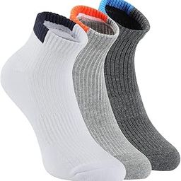 Cotton 3 Pack Of Mens Half Terry Ankle Length Socks-image-18