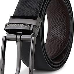 Belts for Men Leather Original - Belt for Men Formal with Classic Design, Durable and Italian Reversible Men Belts for All Occasions-image-42