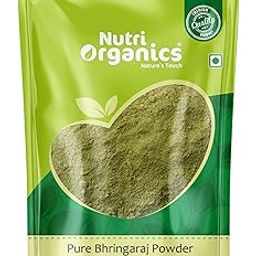 Nutri Organics Bhringraj Powder - 100g | Good For Nourishment of Skin And Hair Growth | Eclipta alba for Hair-image-37