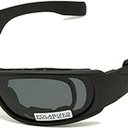 Polarized Ballistic Army Sunglasses Rx Insert Military Tactical Goggles 4 Lenses Kit-image-22