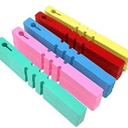 KINGLAKE 1000 Pcs 5 Colors Plastic Plant Hanging Tree Tags Nursery Garden Lables Tags Large Writing Surface,2x20cm(Box of 1000)-image-13
