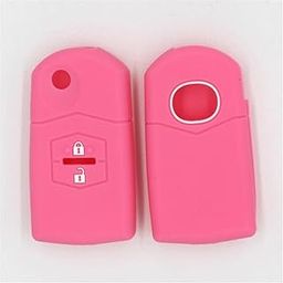 Lr Decor Bazaar Car 2 Buttons Remote Silicone Key Cover Case Shell For Mazda M3 M6 Pink-image-97