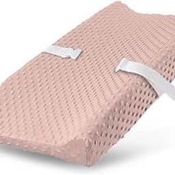 Changing Pad Cover, Ultra Soft Minky Dots Plush Changing Table Covers Breathable Mink Changing Table Sheets Cover Wipeable Changing Pad Covers for Infants Newborn Baby Girl Boy (Sepia Rose)-image-58