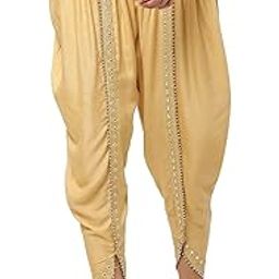 Arisha Fashion Embroidered Dhoti Pants for Women | Ethnic Patiala Salwar Style Bottom Wear | Stylish, Comfortable, and Trendy-image-37