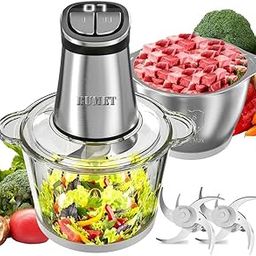Mann Mart‚Powerful 800W Electric Food Processor & Meat Grinder with 6 Blades & 3 Layers ‚¨ Quickly Chop Vegetables & Mince Meat for Effortless Food Prep-image-27