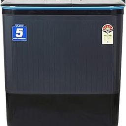 Lloyd Havells 7.5 Kg Semi Automatic Top Load Washing Machine (Glwms75Cbgel, Dark Grey With Blue Inner Lids, Double Layered Toughened Glass Lids)-image-4