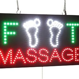 Foot Massage Sign, TOPKING Signage, LED Neon Open, Store, Window, Shop, Business, Display, Grand Opening Gift-image-36