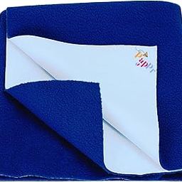 PAPPR Waterproof Dry Rubber Bed Sheet Cover for Newborn & Elderly–Toddler/Adult Sleeping Mattress Protector–Urine Extra-Absorbent,Washable & Reusable Crib Mat(L (100 x 140 cm)) (Royal Blue)-image-60