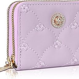 Small Wallet for Women, PU Leather Mini Clutch Wallet for Girls, Dual Zipper Wallet, Credit Card Holder Coin Purse for Girls-image-19