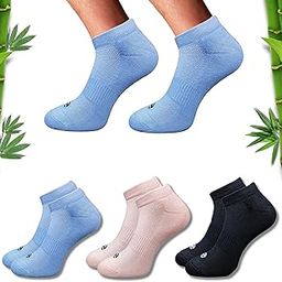 Premium Bamboo Unisex Socks - Low Cut (Set of 3: Black/Olive/Black) | 88% Bamboo Fabric, Anti-Bacterial, Breathable.-picture-17