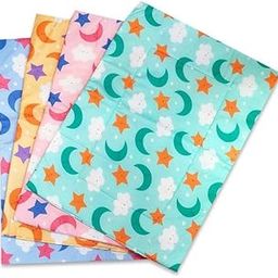 Paletto Baby Changing 4 Mat Combo – Soft Fabric, Skin-Friendly and Warm – Printed Design, Durable and Foldable Changing Pad for Kids - SK 546 M Combo P5-23