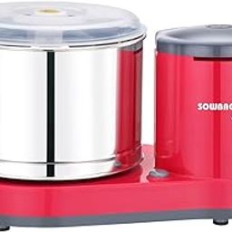 Sowbaghya Sara 2Ltr Table Top Wet Grinder with Coconut Scrapper & Atta Kneader (Pink) | Heavy Duty Motor | Ideal for Your Kitchen | 2Ltr Wet Grinder for All Kinds of Batter for South Indian Dishes-image-65